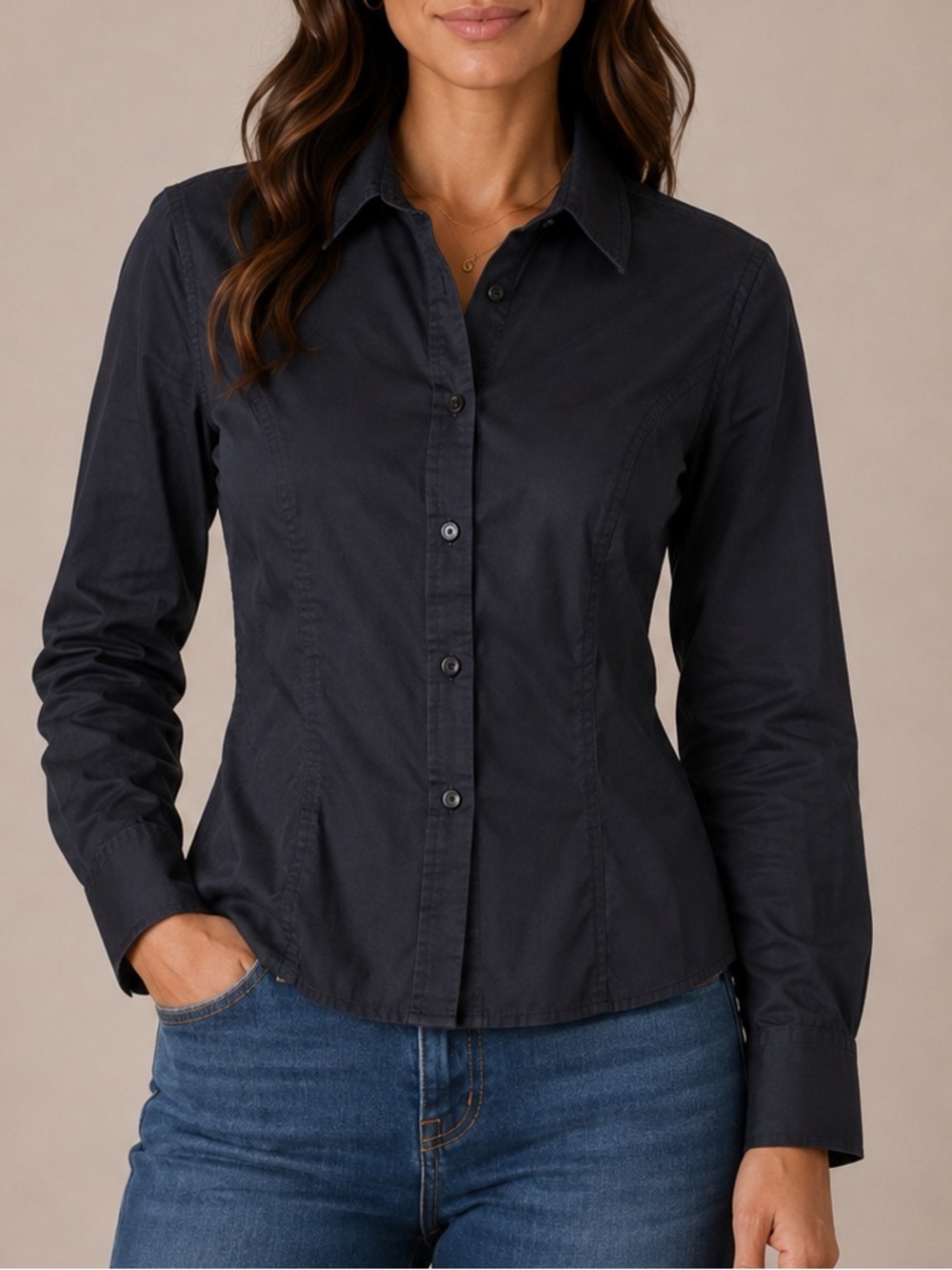 Guess by Marciano Black Blouse